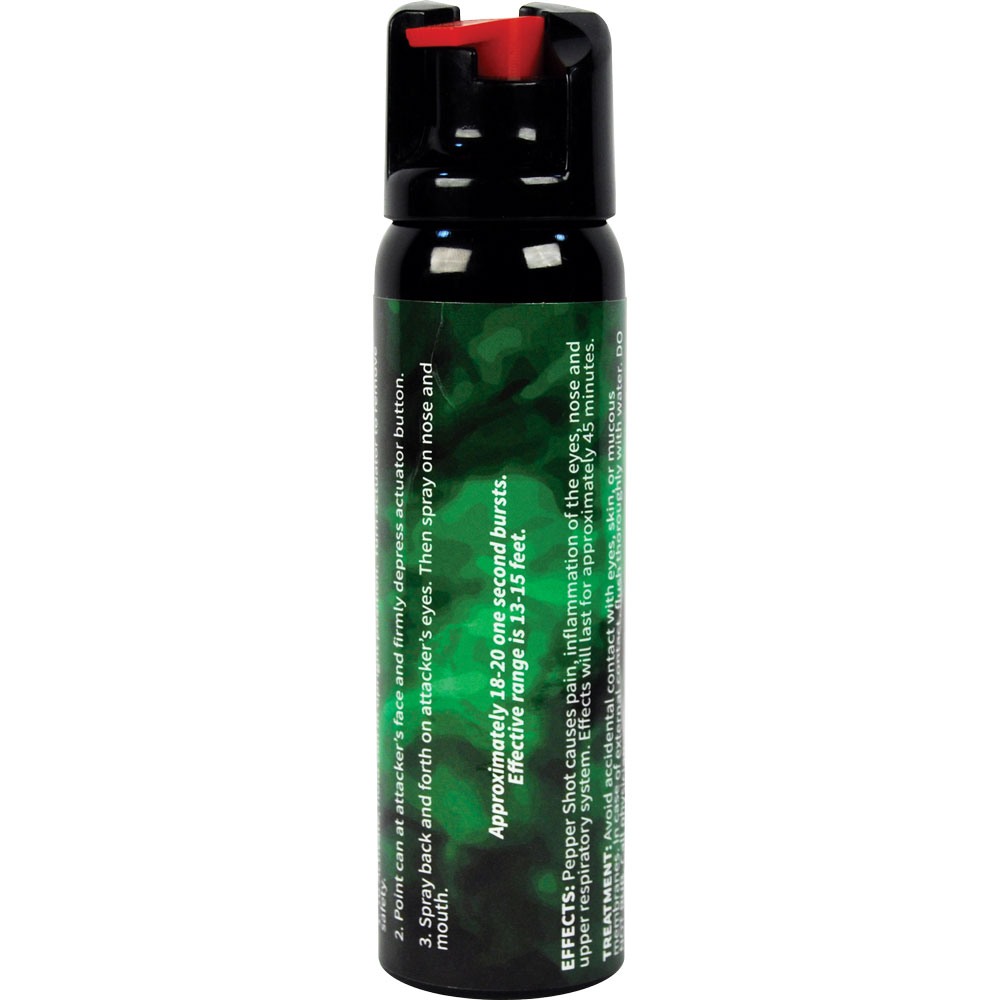 Pepper Shot 1.2% MC 4 oz pepper spray stream view 5